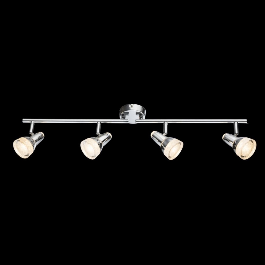 Globo - Faretto LED 4xLED/4W/230V cromo lucido