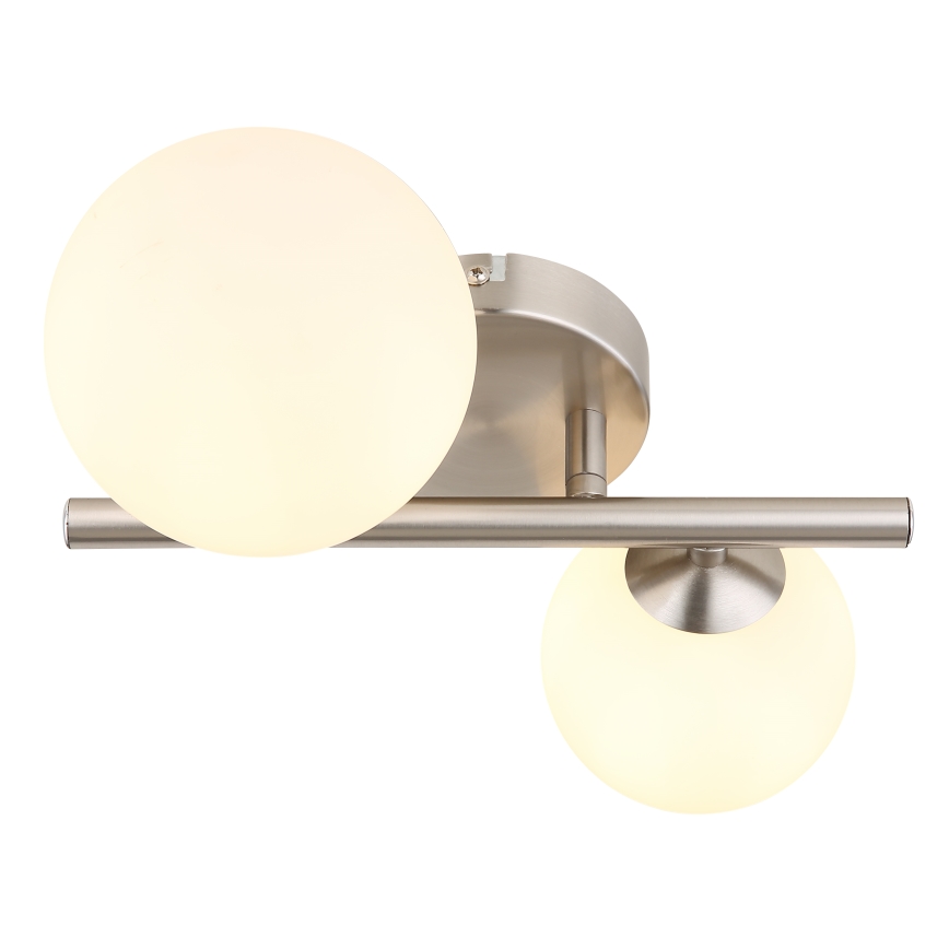 Globo - Lampadario a plafone LED 2xG9/3W/230V cromo opaco