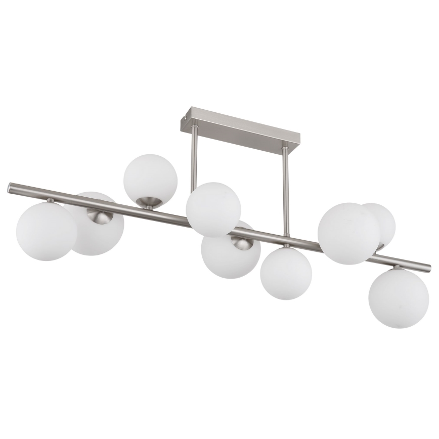 Globo - LED-Deckenleuchte an Stange 9xG9/3W/230V matt Chrom