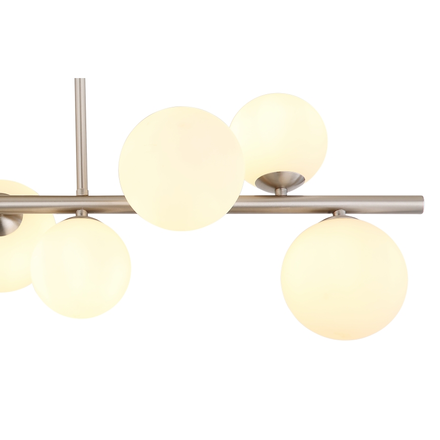 Globo - LED-Deckenleuchte an Stange 9xG9/3W/230V matt Chrom