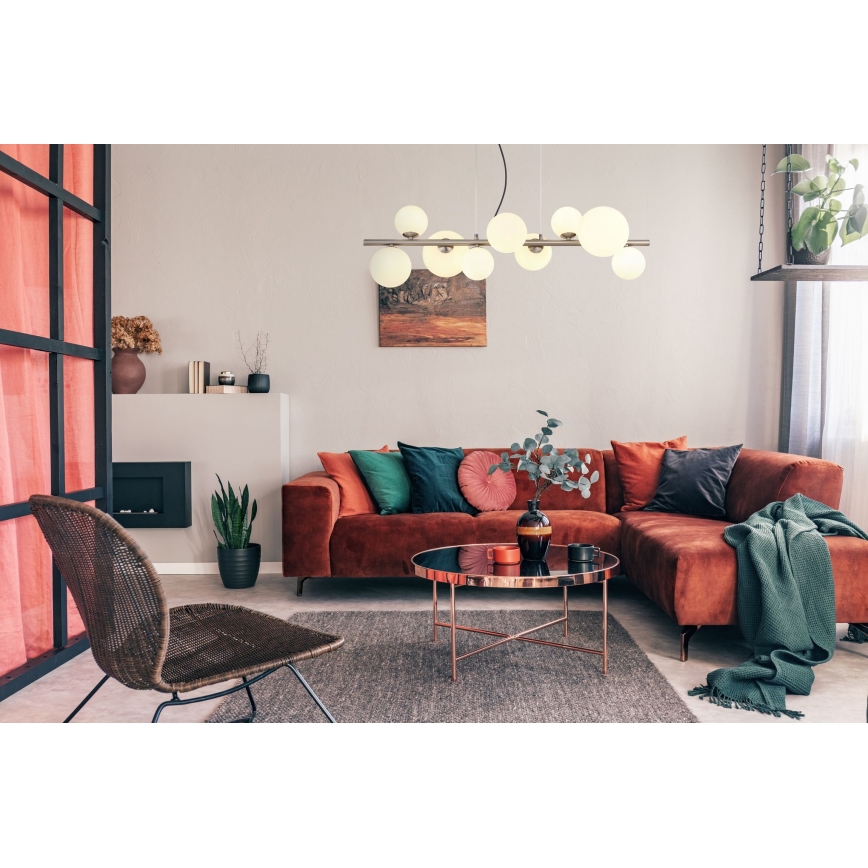 Globo - LED-Hängeleuchte 9xG9/3W/230V matt Chrom