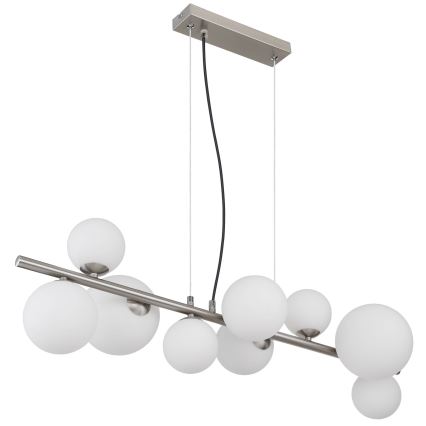 Globo - LED-Hängeleuchte 9xG9/3W/230V matt Chrom