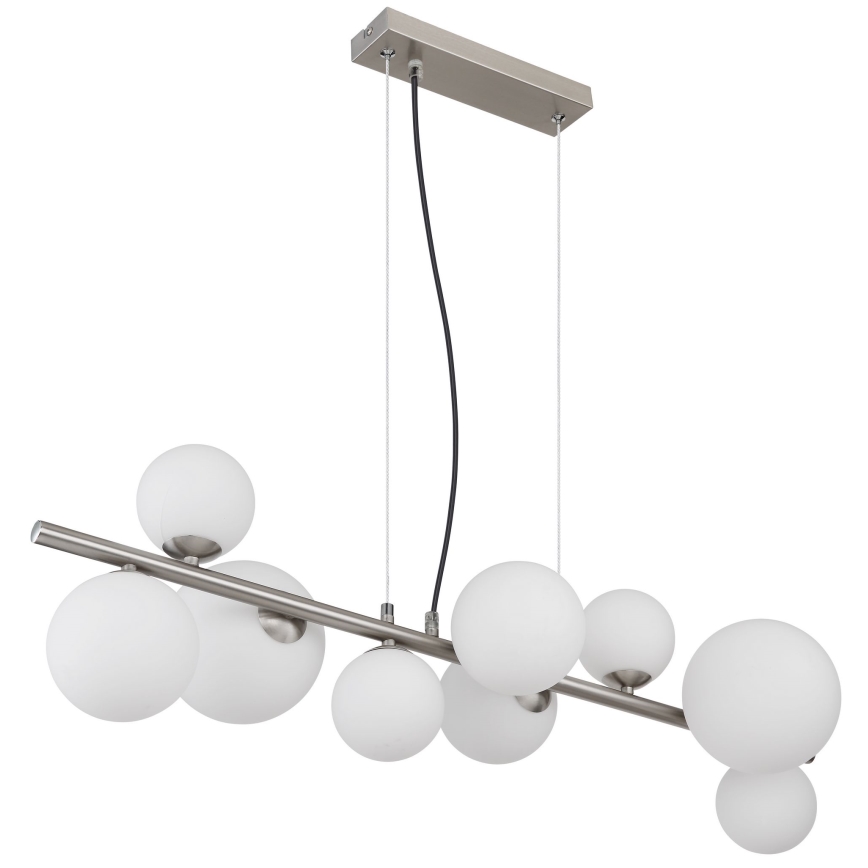 Globo - LED-Hängeleuchte 9xG9/3W/230V matt Chrom
