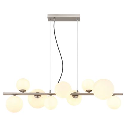 Globo - LED-Hängeleuchte 9xG9/3W/230V matt Chrom