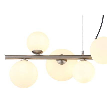 Globo - LED-Hängeleuchte 9xG9/3W/230V matt Chrom