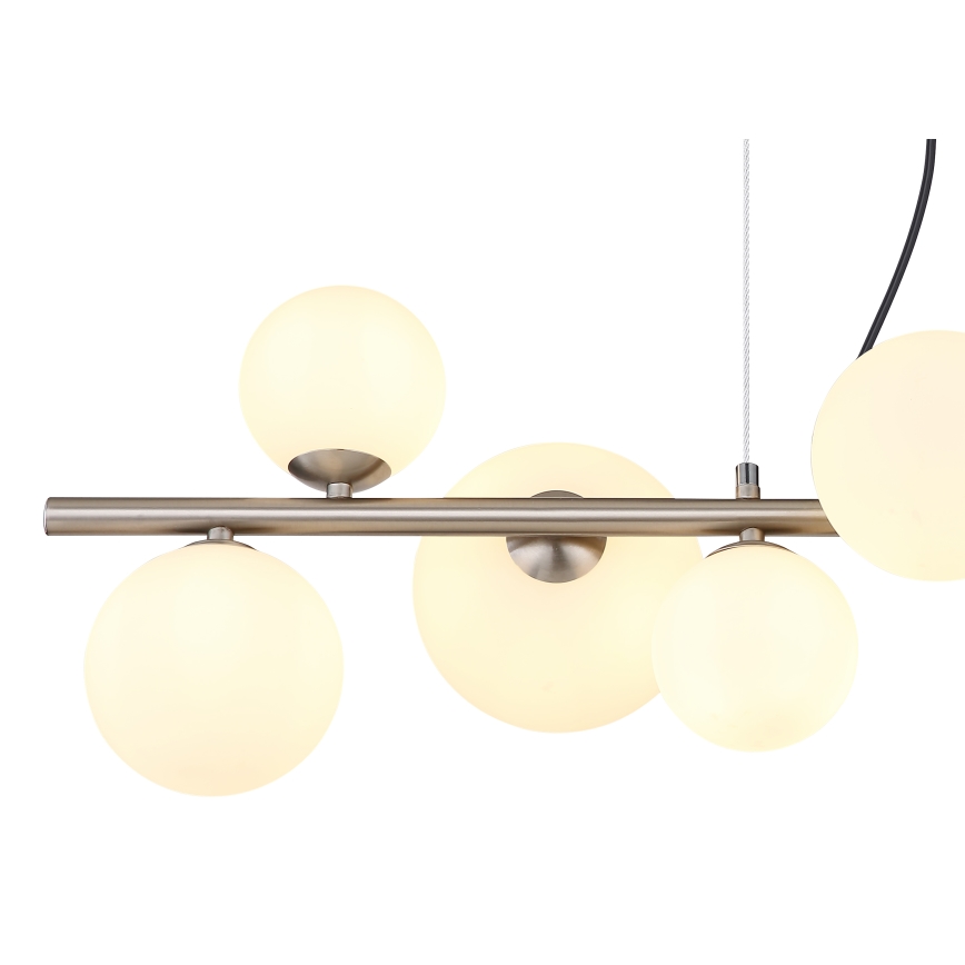 Globo - LED-Hängeleuchte 9xG9/3W/230V matt Chrom