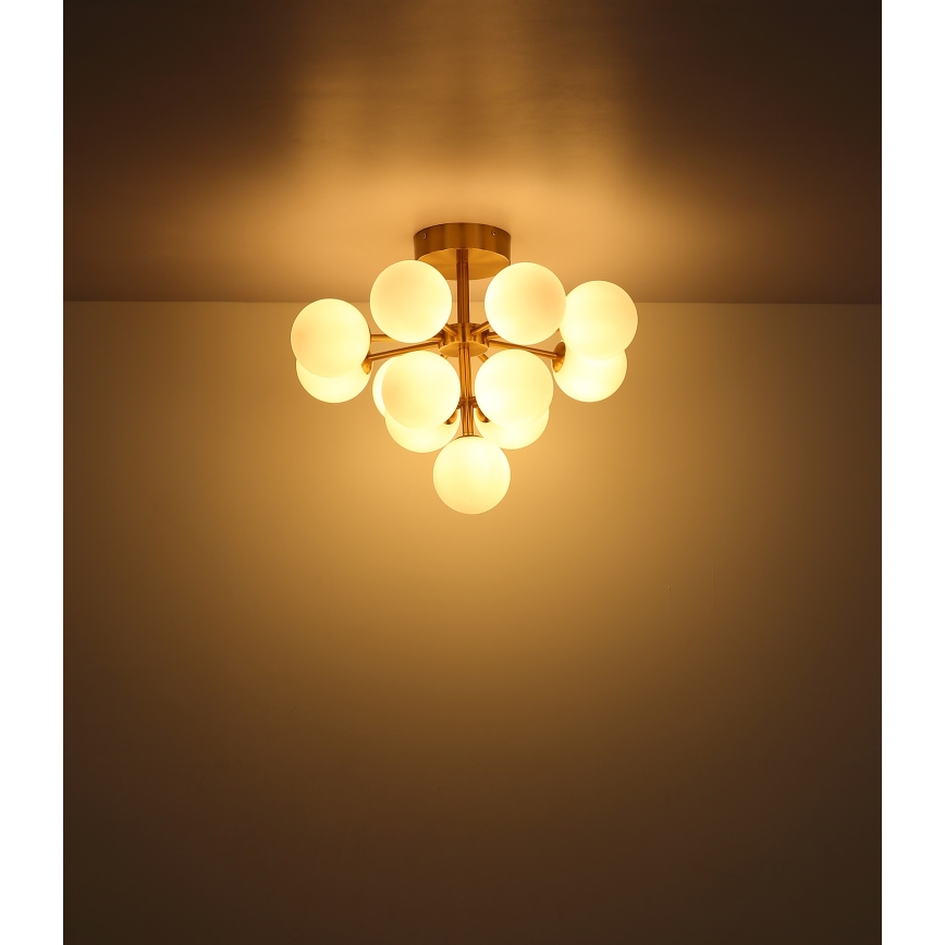 Globo - Lampadario a plafone 13xG9/5W/230V diametro 56 cm nero