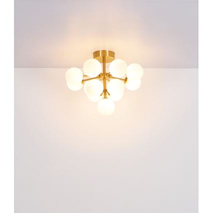 Globo - Lampadario a plafone 13xG9/5W/230V diametro 56 cm nero