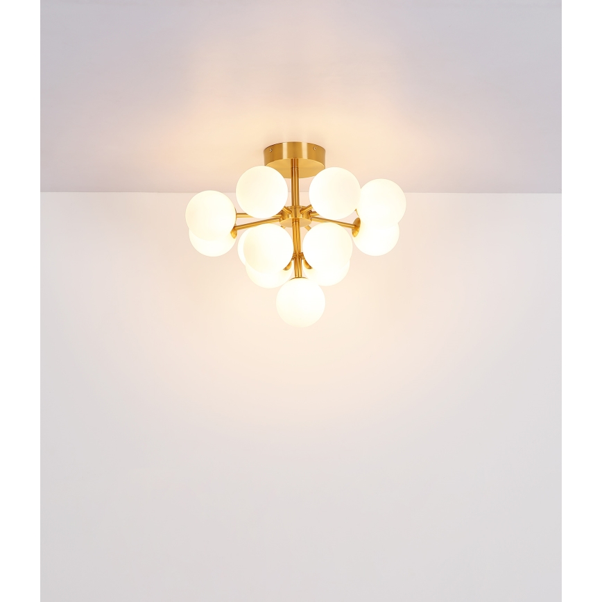 Globo - Lampadario a plafone 13xG9/5W/230V diametro 56 cm nero