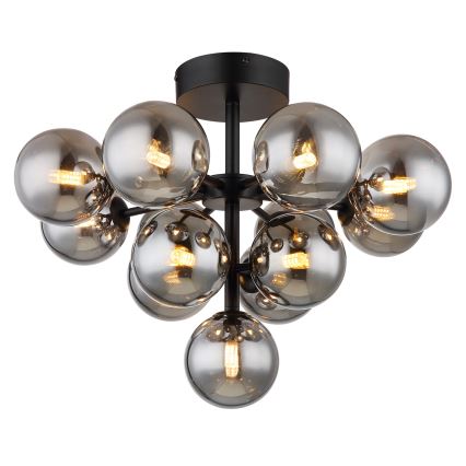 Globo - Lampadario a plafone 13xG9/5W/230V diametro 56 cm nero