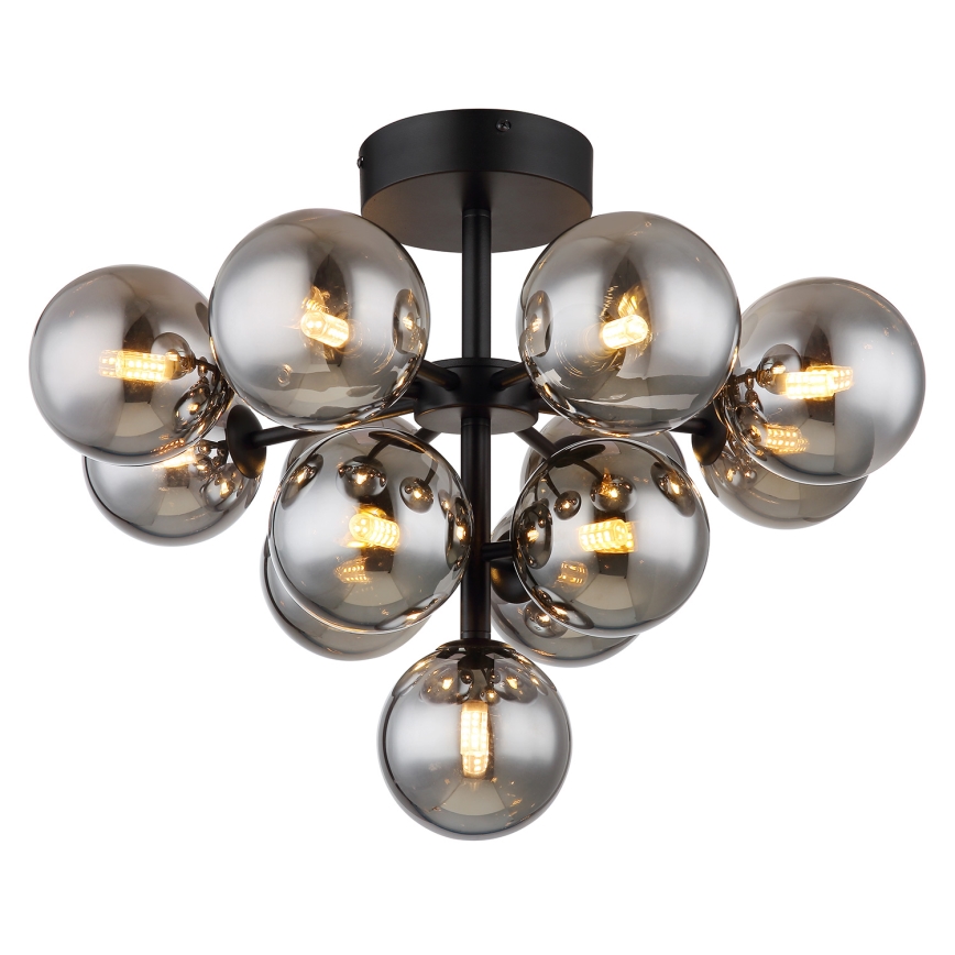 Globo - Lampadario a plafone 13xG9/5W/230V diametro 56 cm nero