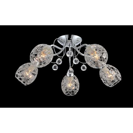 Globo - Lampadario a plafone 5xE14/40W/230V