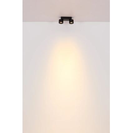 Globo - Faretto LED 2xLED/6W/230V nero