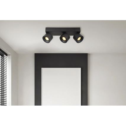 Globo - Faretto LED 3xLED/6W/230V nero