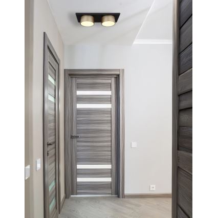 Globo - Plafoniera LED 24W/230V 3000K 46x20 cm, ottone