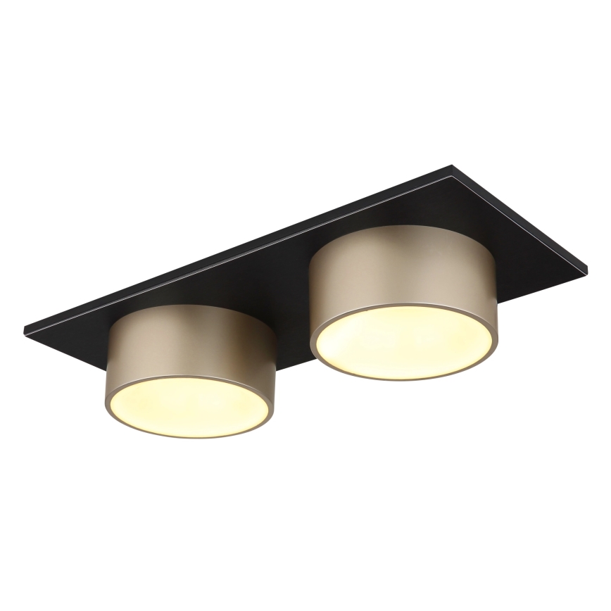 Globo - Plafoniera LED 24W/230V 3000K 46x20 cm, ottone