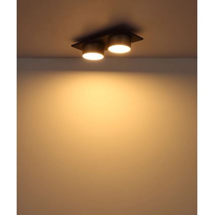 Globo - Plafonnier LED 24W/230V 3000K 46x20 cm, laiton