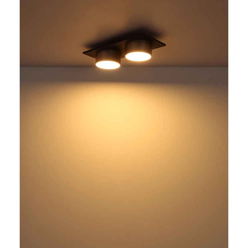 Globo - Plafonnier LED 24W/230V 3000K 46x20 cm, laiton