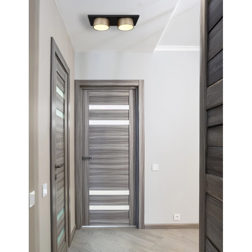 Globo - LED Deckenleuchte LED/24W/230V 3000K 46x20 cm Messing