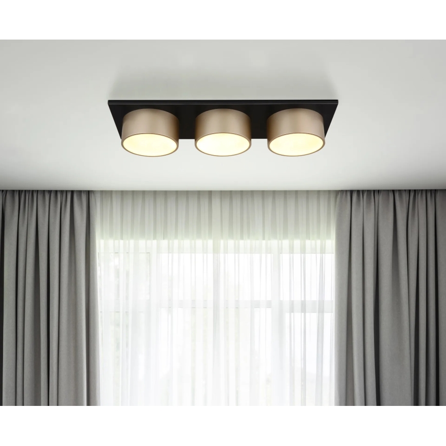 Globo - Plafonnier LED/24W/230V 3000K 58x20 cm beige