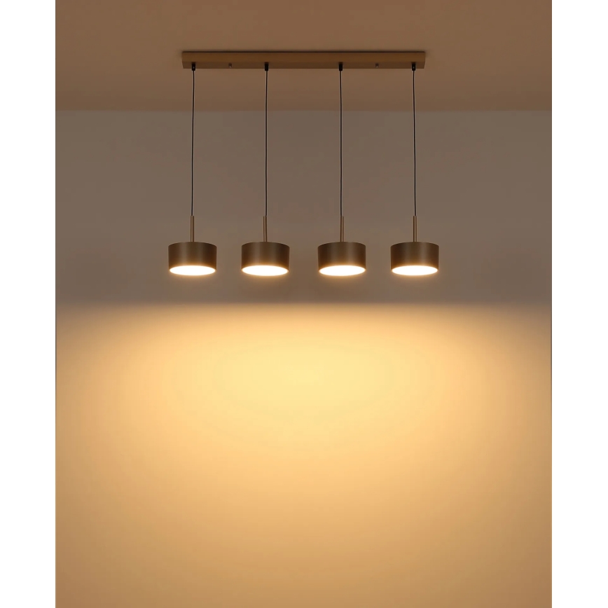 Globo - Lampada a sospensione LED su cavo LED/40W/230V 3000K ottone