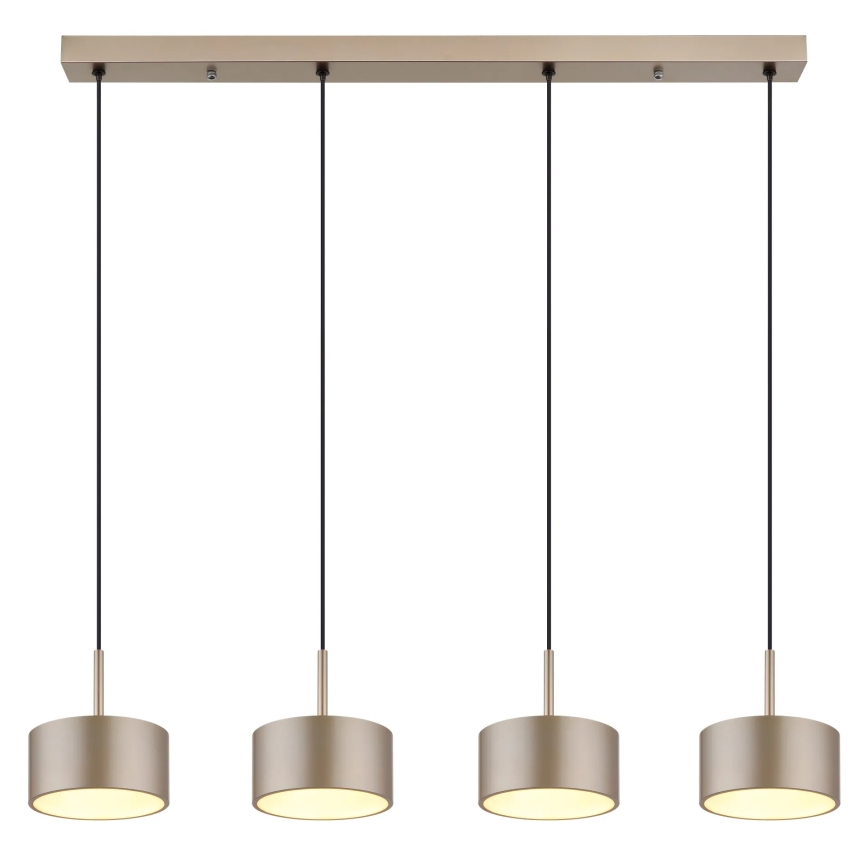 Globo - Lampada a sospensione LED su cavo LED/40W/230V 3000K ottone