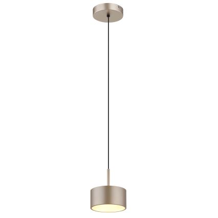 Globo - LED-Pendelleuchte an Kabel LED/12W/230V 3000K Ø 15 cm Messing