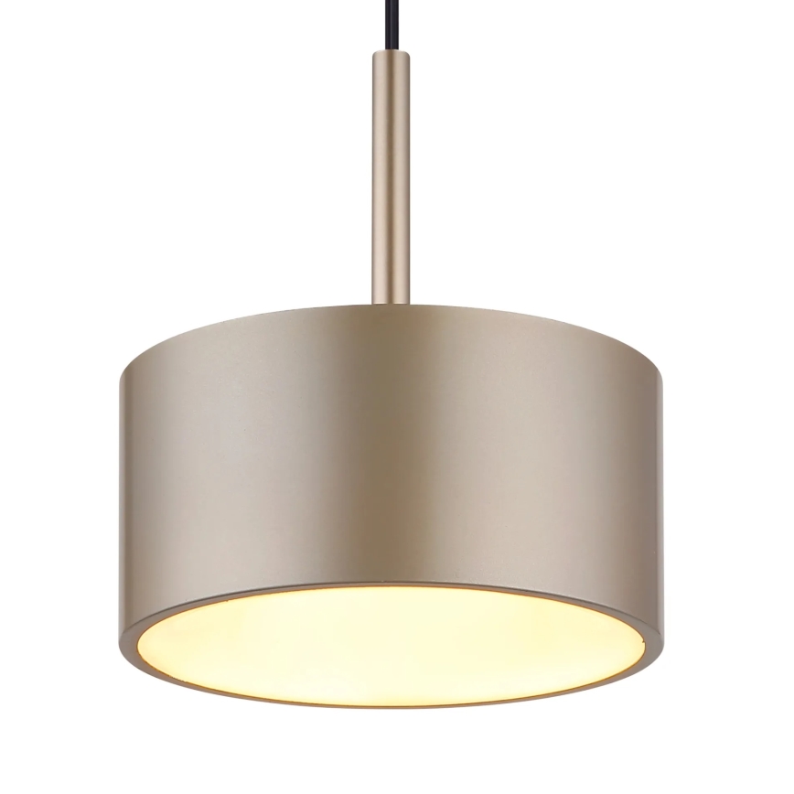 Globo - LED-Pendelleuchte an Kabel LED/12W/230V 3000K Ø 15 cm Messing