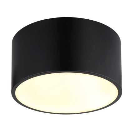 Globo - Plafonnier LED 12W/230V 3000K Ø 15 cm noir