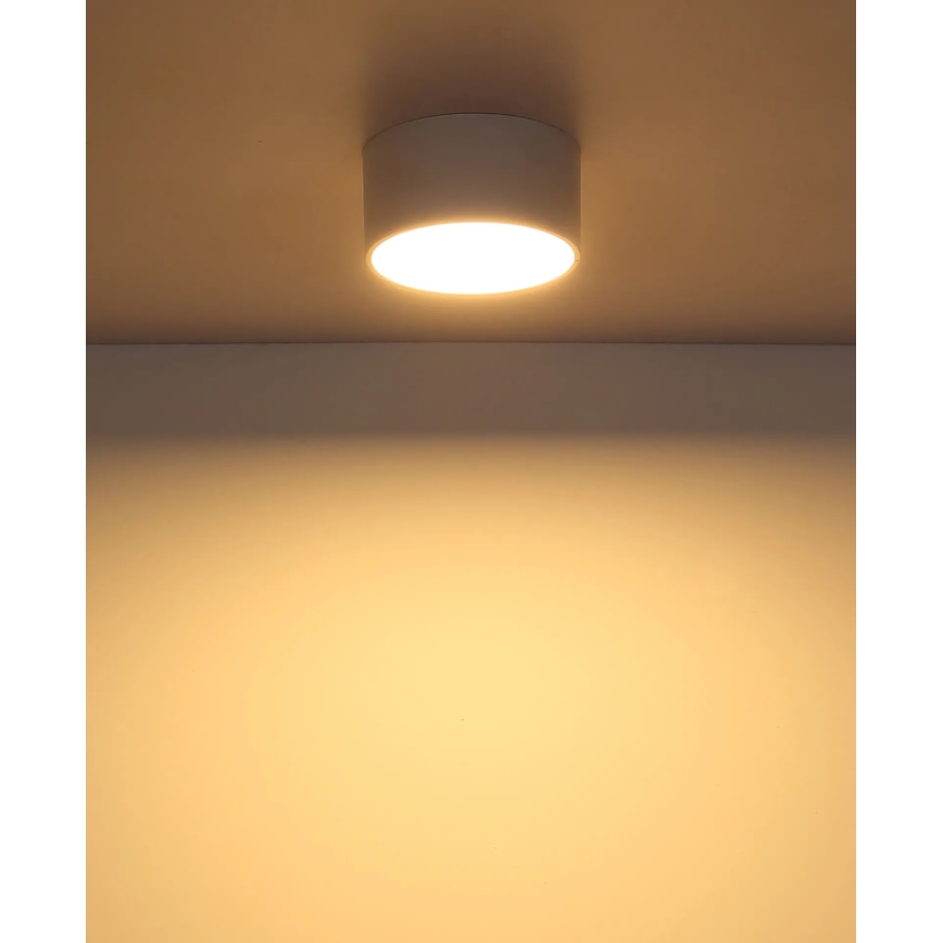 Globo - LED Deckenleuchte LED/12W/230V 3000K Ø 15 cm weiß