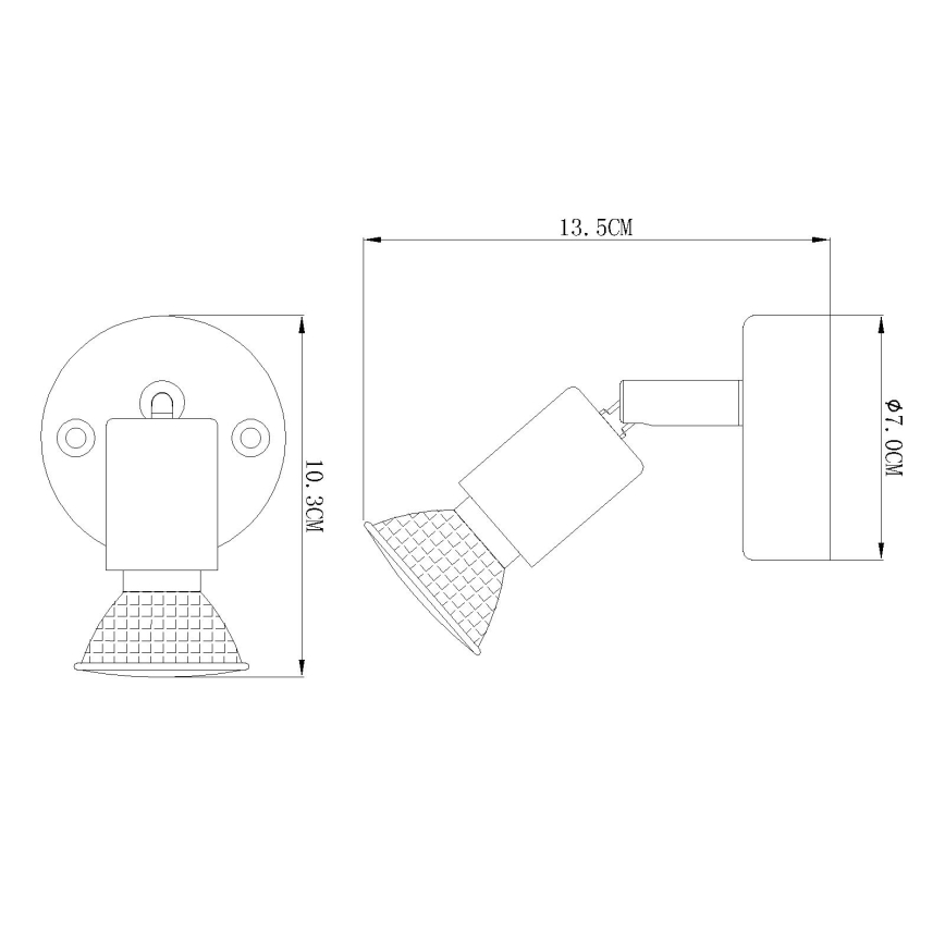 Globo - LED Spotlight 1xGU10/3W/230V