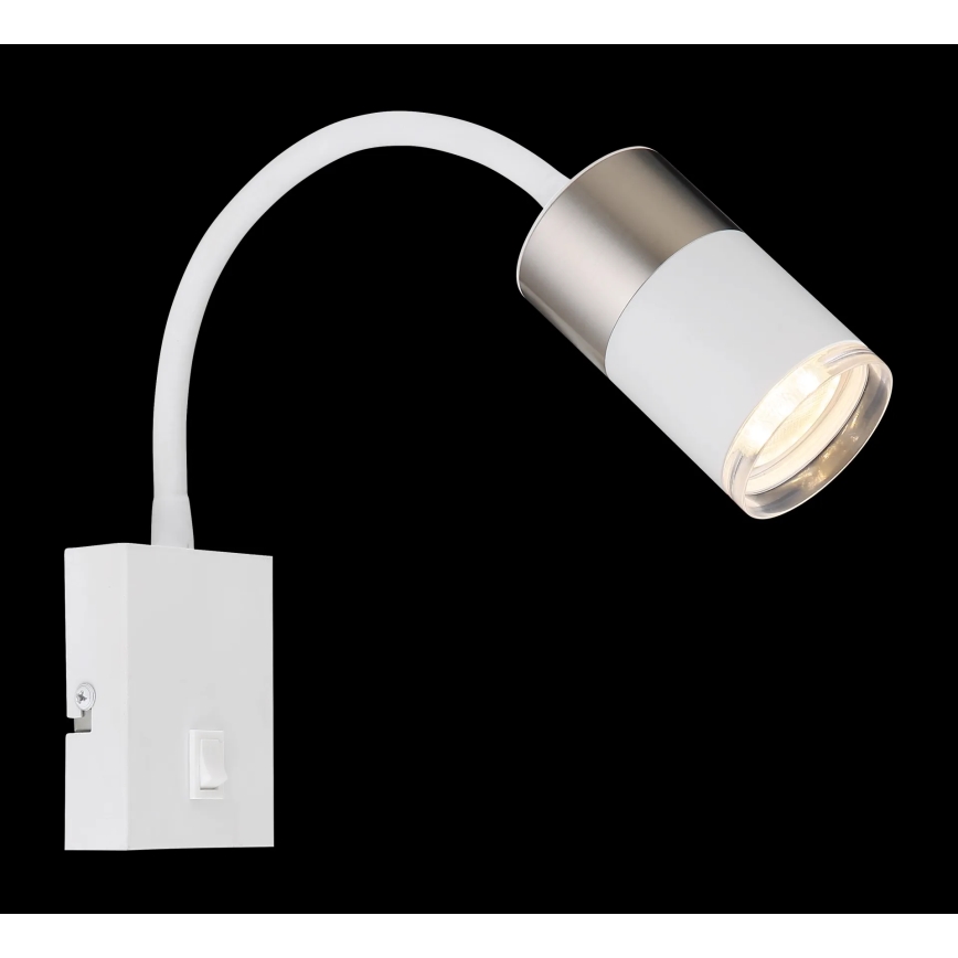 Globo - Faretto da parete 1xGU10/25W/230V bianco/cromo opaco