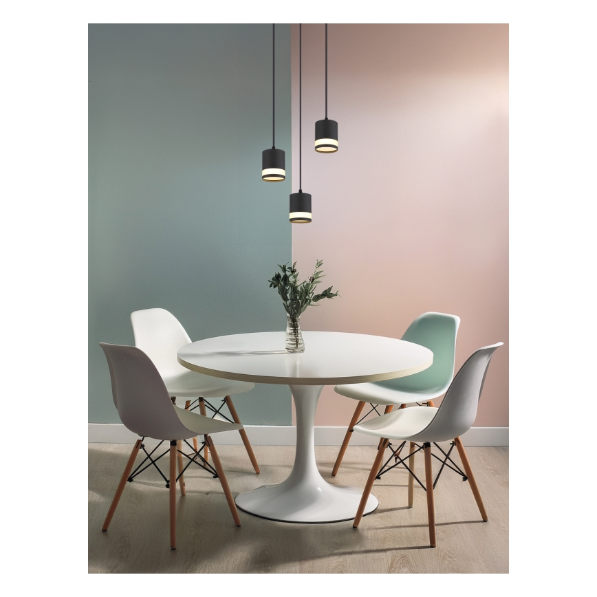 Globo - Lampadario LED a sospensione con filo 3xGX53/7W/230V 3000K nero