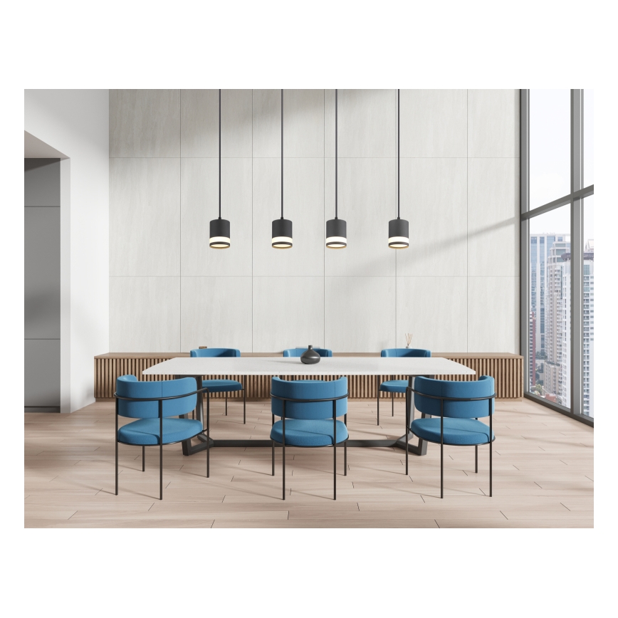Globo - Lampadario LED a sospensione con filo 4xGX53/7W/230V 3000K nero
