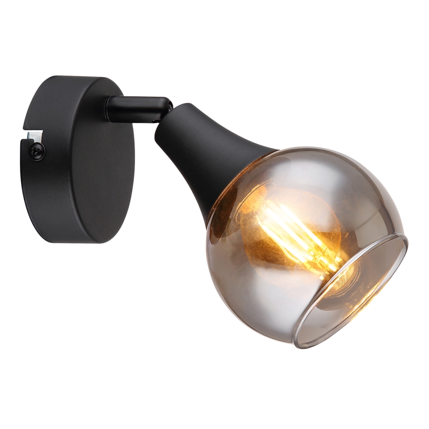 Globo - Faretto da parete 1xE14/40W/230V nero