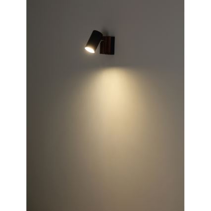 Globo - Faretto da parete 1xGU10/25W/230V nero