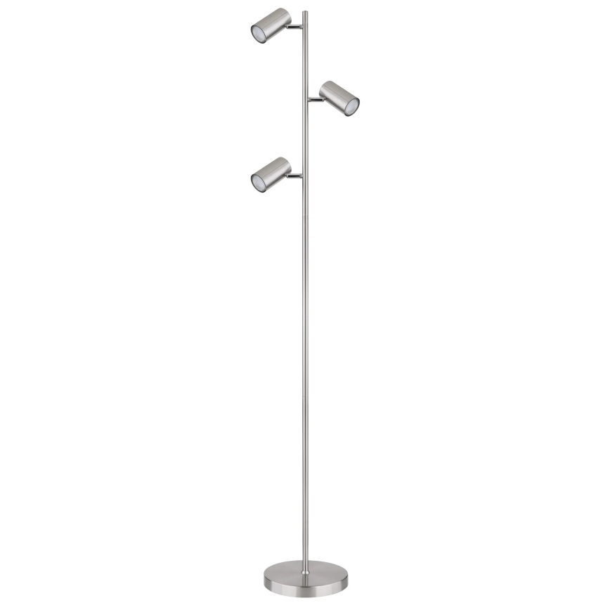 Globo - Lampada con piedistallo 3xGU10/5W/230V cromo opaco