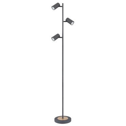Globo - Lampadaire 3xGU10/5W/230V gris