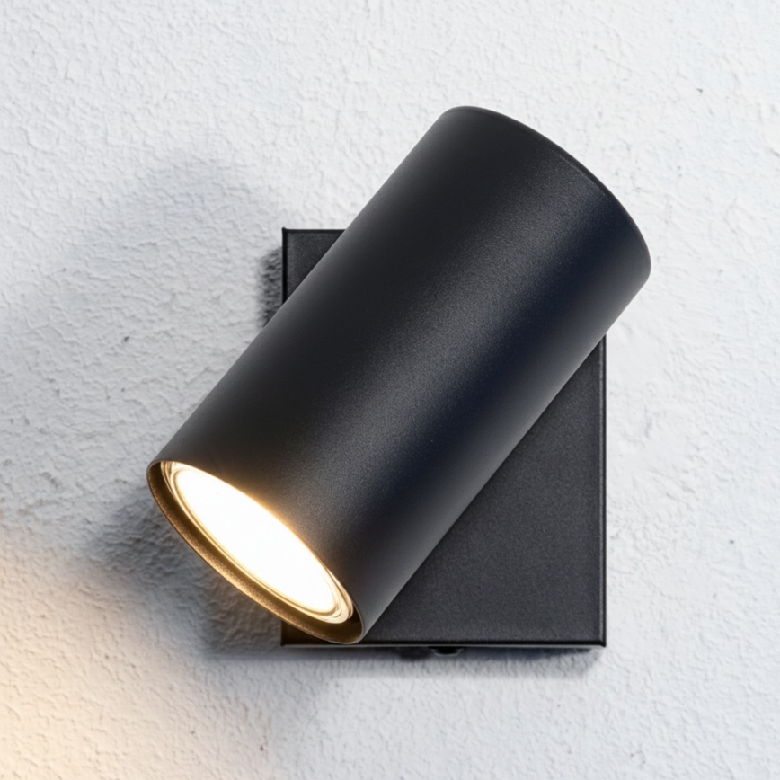 Globo - Spot mural 1xGU10/25W/230V noir