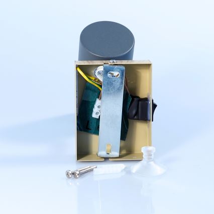 Globo - Wandstrahler 1xGU10/25W/230V grau/braun