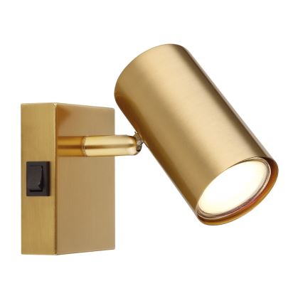 Globo - Wandstrahler 1xGU10/25W/230V golden