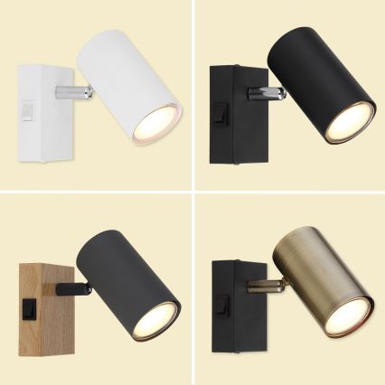 Globo - Wandstrahler 1xGU10/25W/230V golden