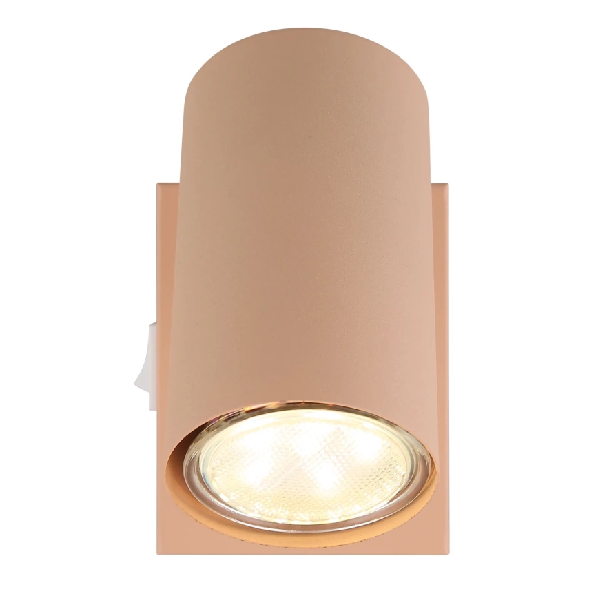 Globo - Faretto da parete 1xGU10/25W/230V arancione