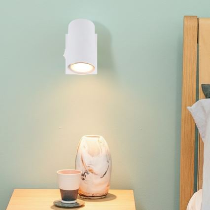 Globo - Faretto da parete 1xGU10/25W/230V bianco