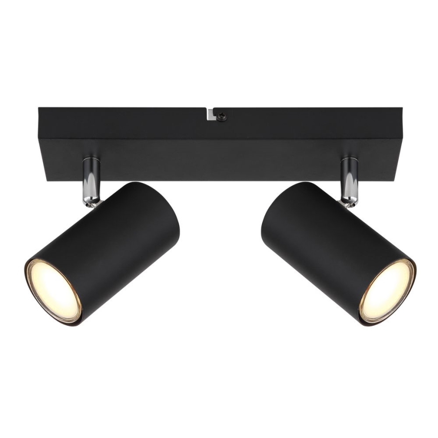 Globo - Luce Spot 2xGU10/35W/230V nero