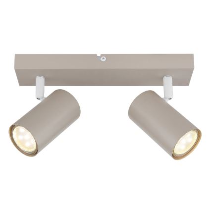 Globo - Deckenstrahler 2xGU10/35W/230V beige