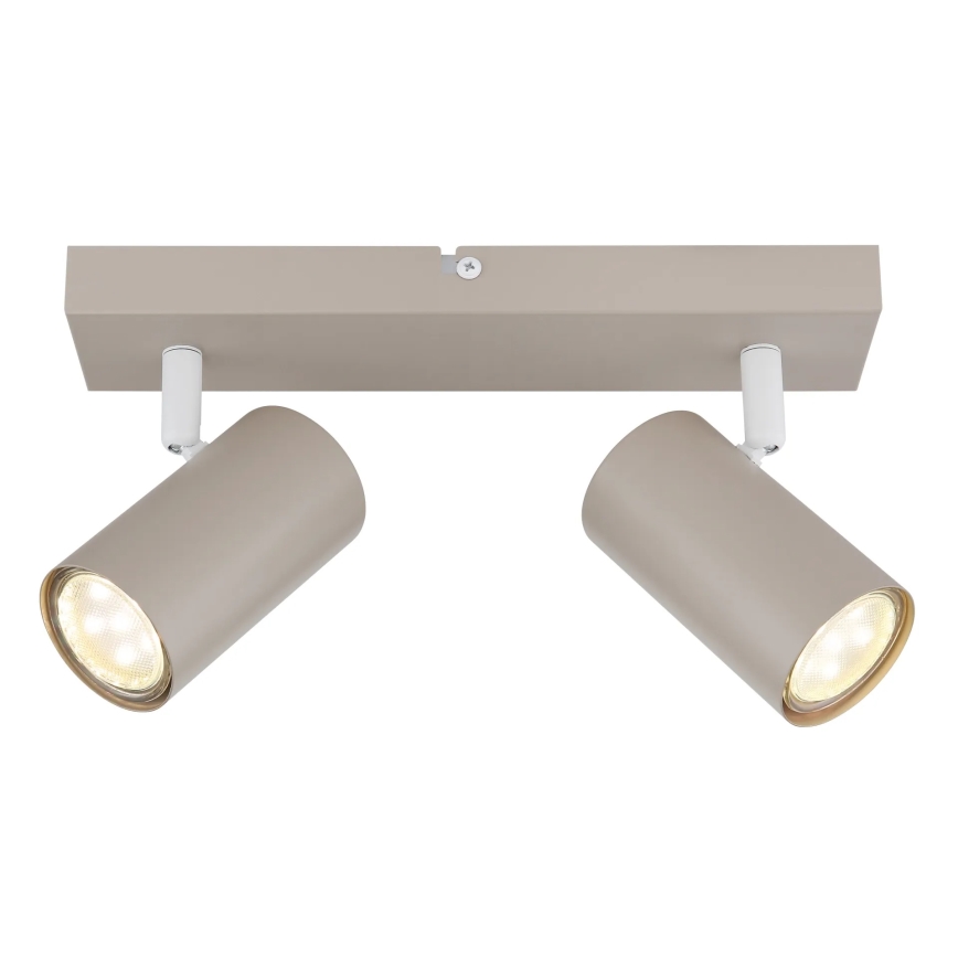 Globo - Deckenstrahler 2xGU10/35W/230V beige