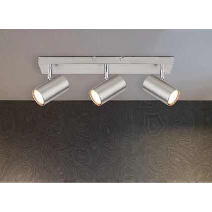 Globo - Spot 3xGU10/25W/230V chrome mat