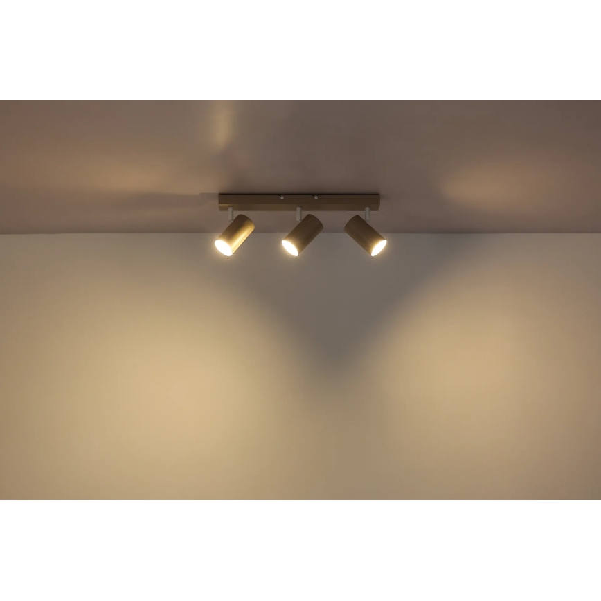 Globo - Spotleuchte 3xGU10/35W/230V beige