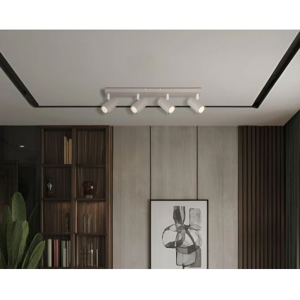 Globo - Deckenstrahler 4xGU10/35W/230V beige